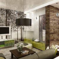 Design av en lägenhet i ekologisk stil