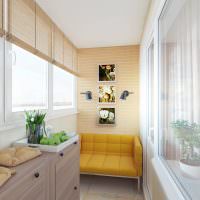 Design av en bekväm balkong i en modern lägenhet
