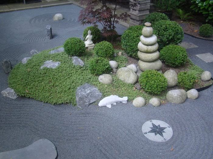 DIY grădină rock în stil japonez
