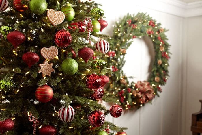 dekoráció karácsonyfa öko stílusban