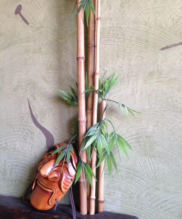 DIY Bambus-Heizrohrdekor