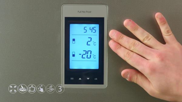 För snabb frysning kan du sänka temperaturen till -20 -23 grader.
