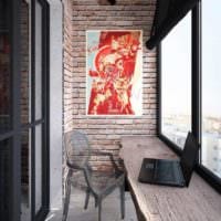 loft design liten balkong