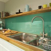 Küche ohne Oberschränke Foto Interieur