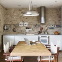 Küche ohne Oberschränke Dekor