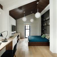 дизайн интериор на спалня за кабинет