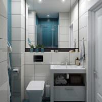 επιλογή φωτεινού στυλ μπάνιου 3 τ.μ φωτογραφία