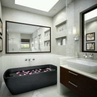 επιλογή φωτεινού σχεδιασμού μπάνιου 3 τ.μ φωτογραφία