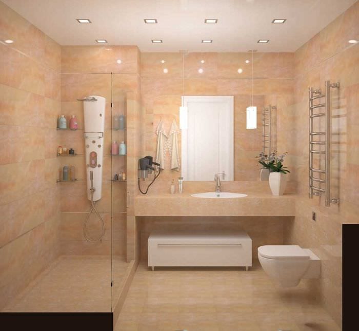 variant af det originale design af badeværelset