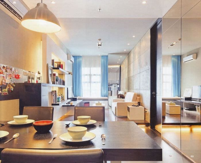 idéer för små lägenhetsdesigner