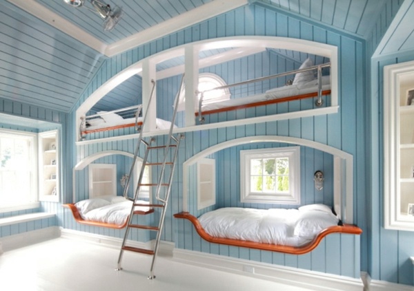 Idé til børneværelset - to -lags senge