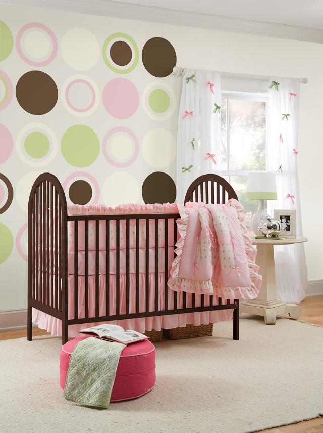 børnehave vægge-design-ideer-baby værelse-vægge-cirkler