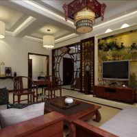 Obývacia izba mestského bytu v čínskom štýle