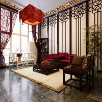 Keramická podlaha do obývačky v čínskom štýle