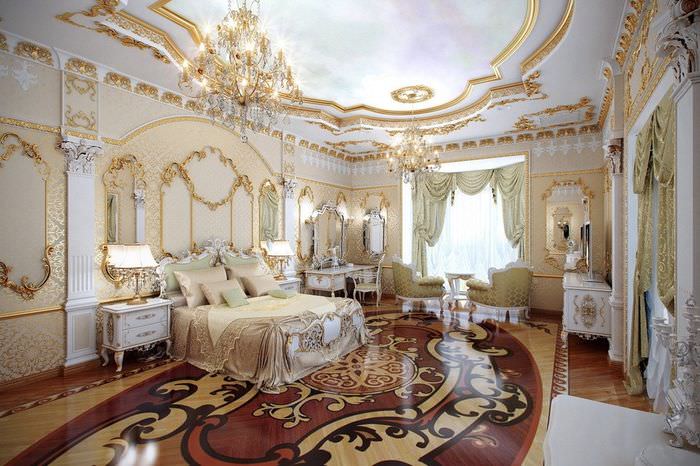 Wohnzimmergestaltung mit barocken Elementen