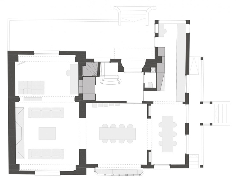 klassisk-arkitektur-moderne-villa-paris-gulvplan-plan-værelse layout