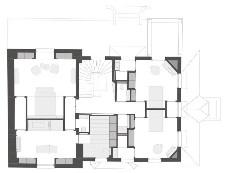 klassisk-arkitektur-moderne-villa-paris-værelser-fordelingsplan