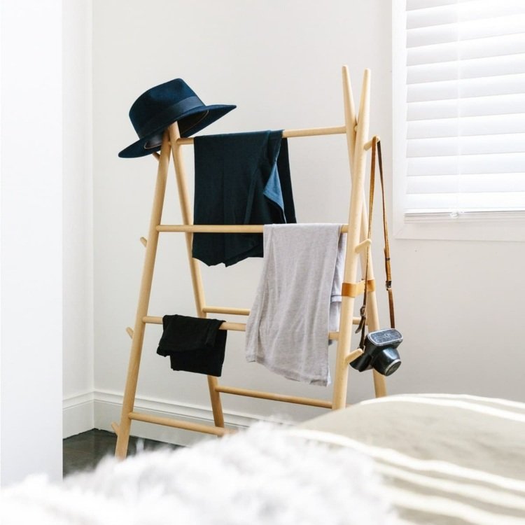 tøjstativ i soveværelset møbler-ideer-garderobe-alternativ