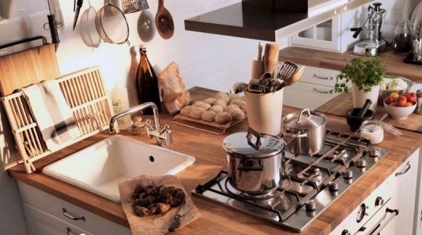Design køkkenø Ikea-lille køkken