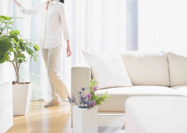 Aircondition-hjemmepolstrede sofa-hvide møbler