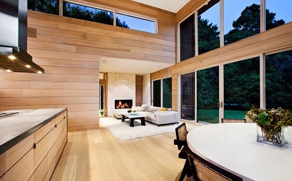 Økohus højt til loftet, byg træbeklædning komfortabelt, energieffektivt