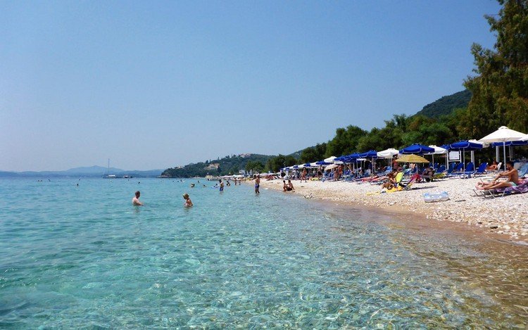 de smukkeste strande i Grækenland Barbati strand Corfu