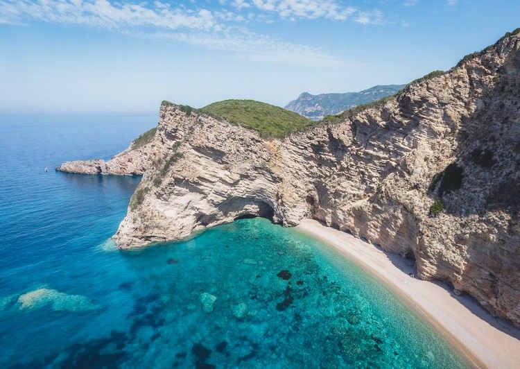 Paradise Beach Korfu ferie rolige strande i Grækenland