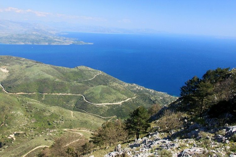 Pantokrator Corfu græske øer Vartegn