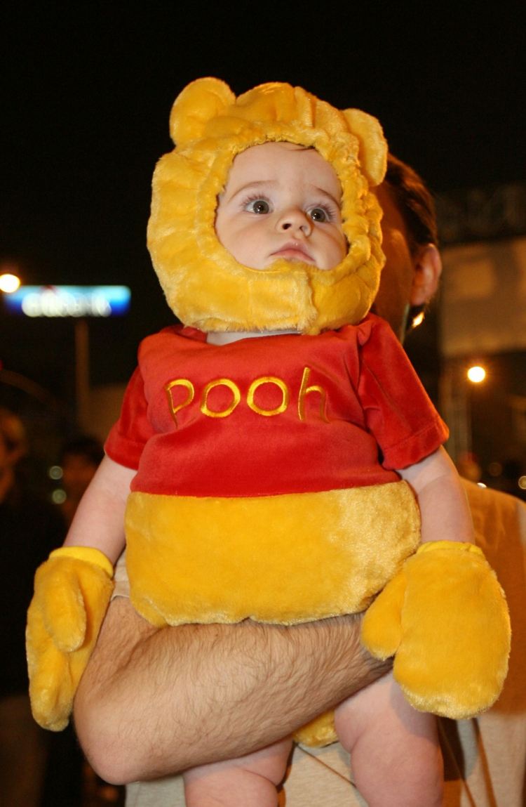 kostume ideer til karneval winnie the pooh børn handsker