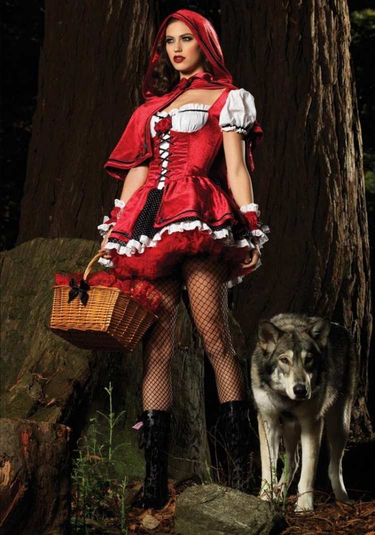 kostume-karneval-film-roetkaeppchen-ulv-kurv-rød