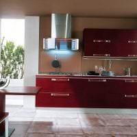 kombinácia červenej s inými farbami v dizajne fotografie z obývačky