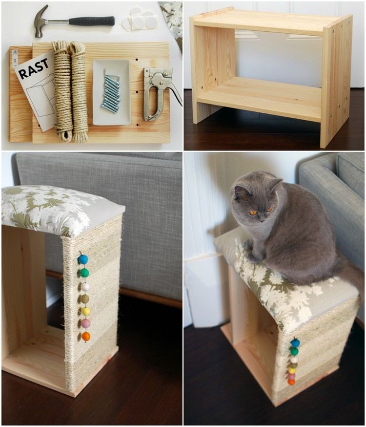 DIY ridsende møbler til katte fra ikea møbler remodel rest sengebord