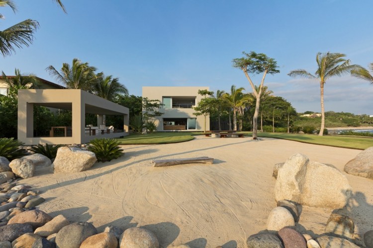 sand i landskabspleje strand stil moderne hus design
