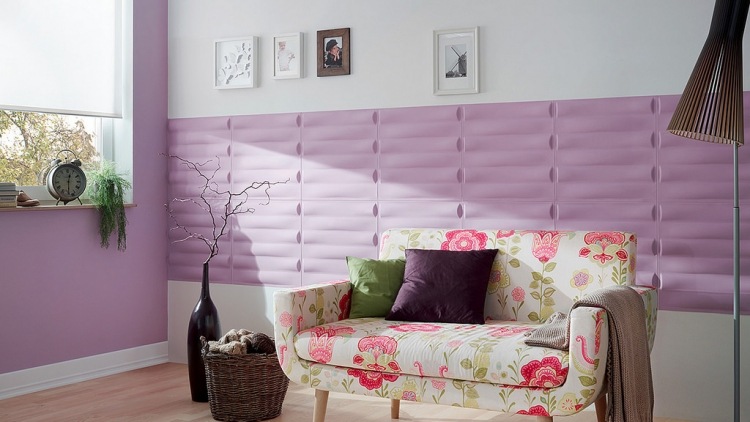 væg-design-stue-3d-væg-paneler-lilla-farve-bjorn