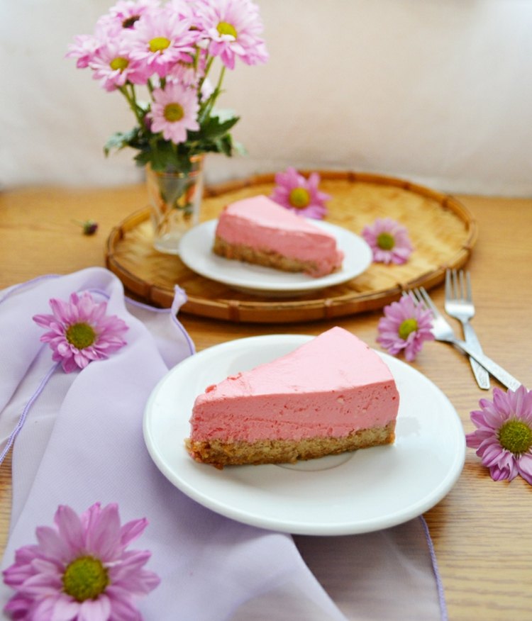 opskrift cheesecake med kirsebær hurtigt og let uden bagning
