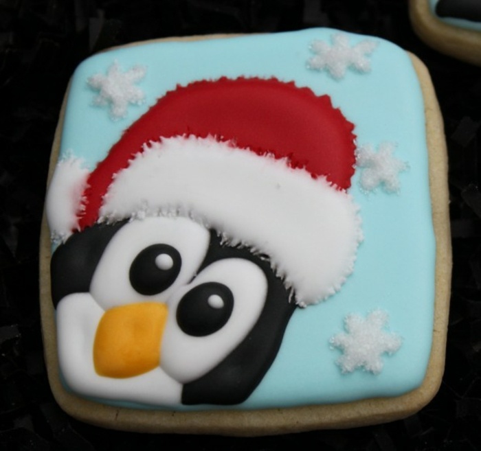 Pingvin Cookies Square