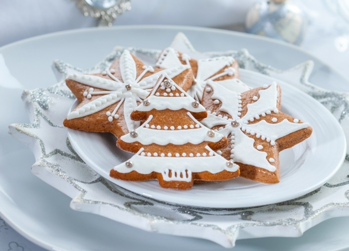 Honningkager juletræ keramiske tallerkener