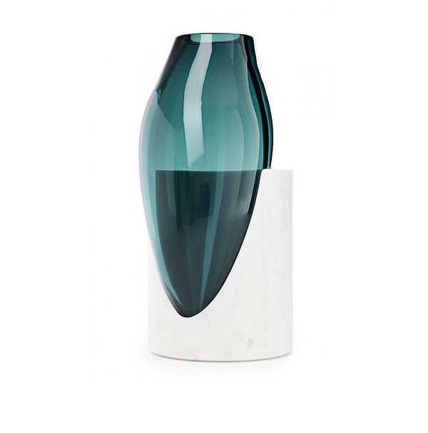 grøn vase cylinderform flot design