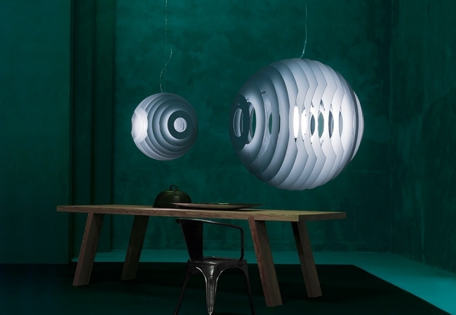 Supernova hængelampe design Foscarini moderne mat finish lakeret aluminium