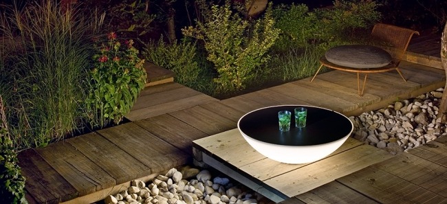 Udendørs lampe vandtæt-moderne højdepunkt-i haven ideer