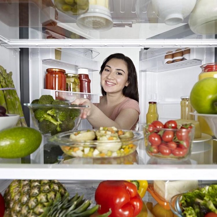 Frugt og grønt kan opbevares i køleskab i lang tid