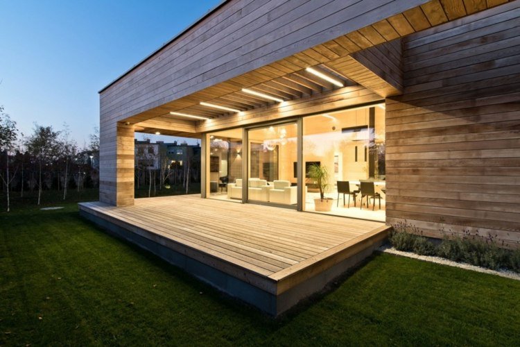 LED-forsænket lys-energibesparende-design-træbeklædning-terrasse