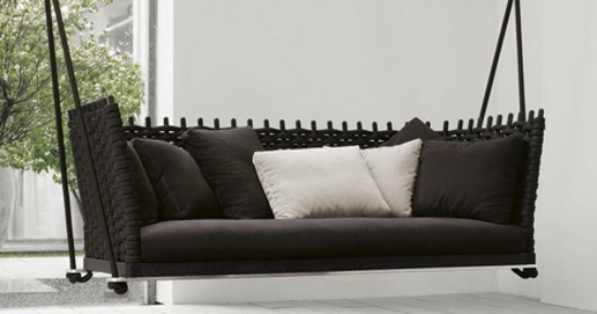 lounge havemøbler af paola lenti gyngesofa