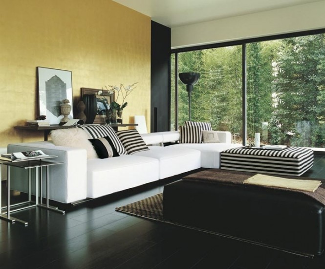 luksus designer sofaer fra Italien med striber