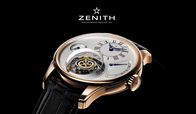 Zenith luksusur til mænd med mekanisk bevægelse fra Schweiz