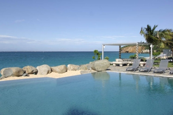 luksus sommerhus i det caribiske swimmingpool hav