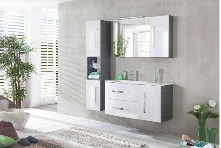 Køb møbler online Badeværelsesmøbelbutik sæt hvidt