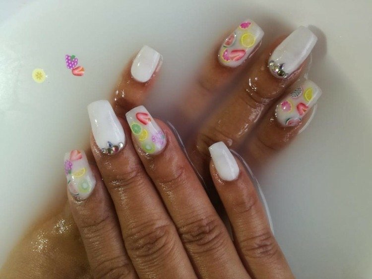 Mælk Bath Nails Nail Trends Akryl Nails Nail Designs Summer