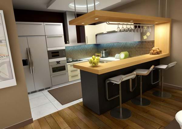 dřevo-kuchyňský design-nápady