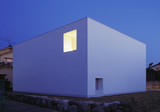 moderne hus beton koncept arkitektur minimalistisk hvid
